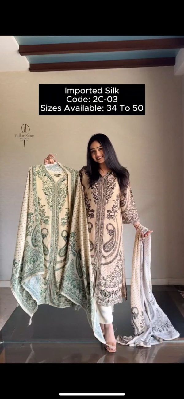 Digital Printed Premium Three Pices - Image 2